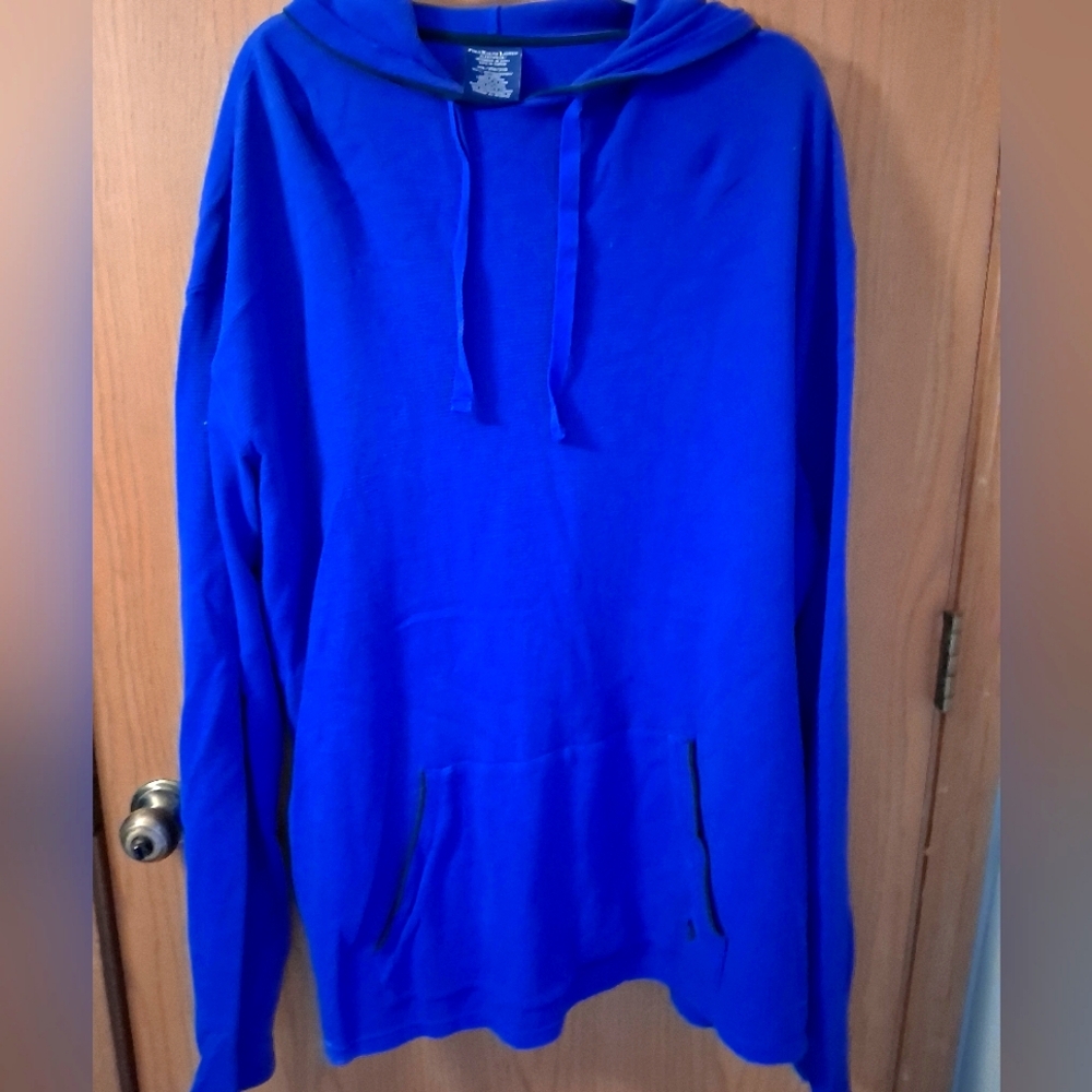 Polo Ralph Lauren Royal Blue Hoodie Mens XXL